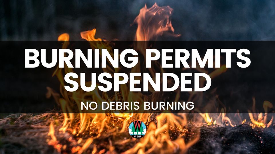 DNR burn ban graphic
